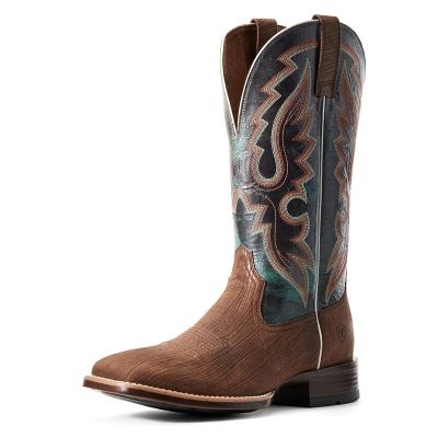 Ariat Barton Ultra - Western Laarzen DonkerBruin Heren - 16575-599